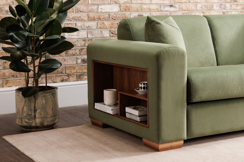 Furl sofa with arm storage